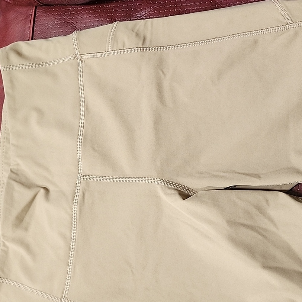 CRZ YOGA, Brushed Nakedfeel Shorts, Khaki,  Size M (8/10), Brand New
